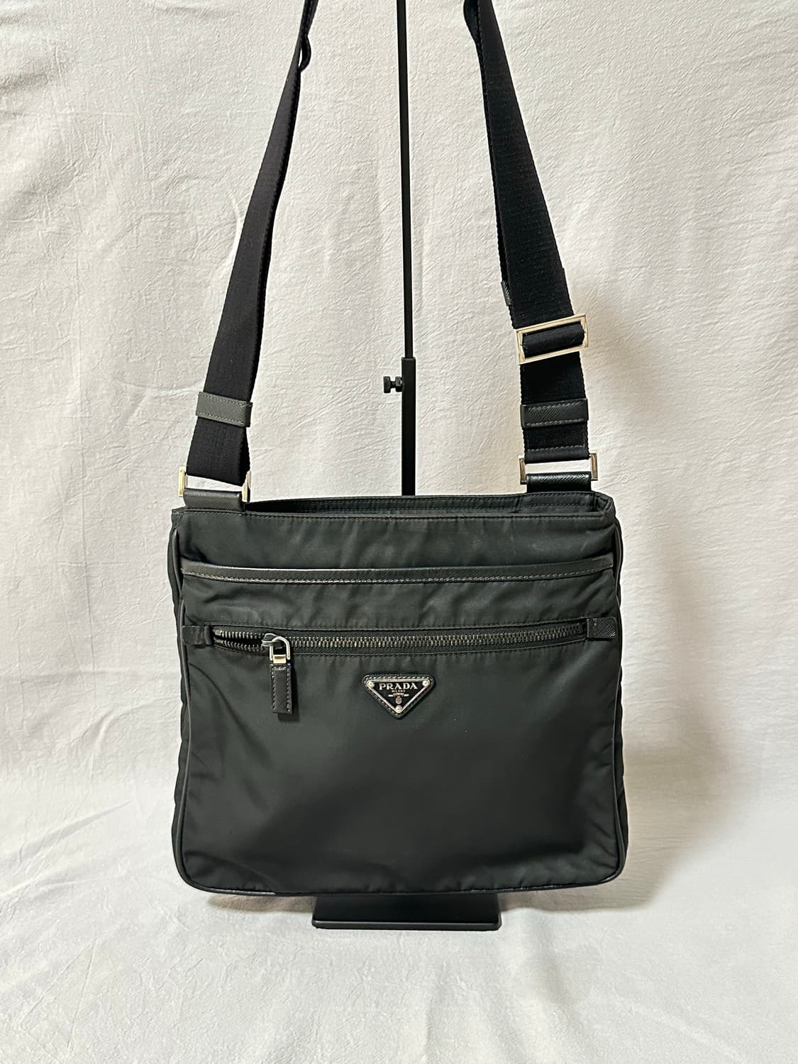 프라다 블랙 나일론 포코노 크로스백 숄더백 상품이미지4