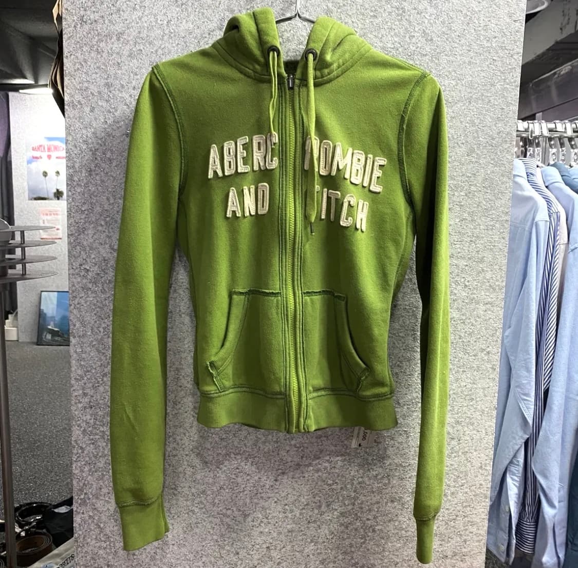 Abercrombie y2k spellout hoodie zip-up 상품이미지1