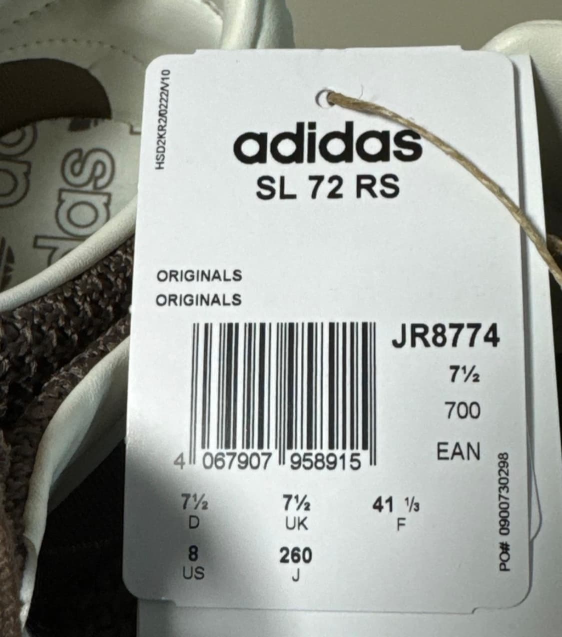 아디다스 SL 72 RS 브라운 260 상품이미지3