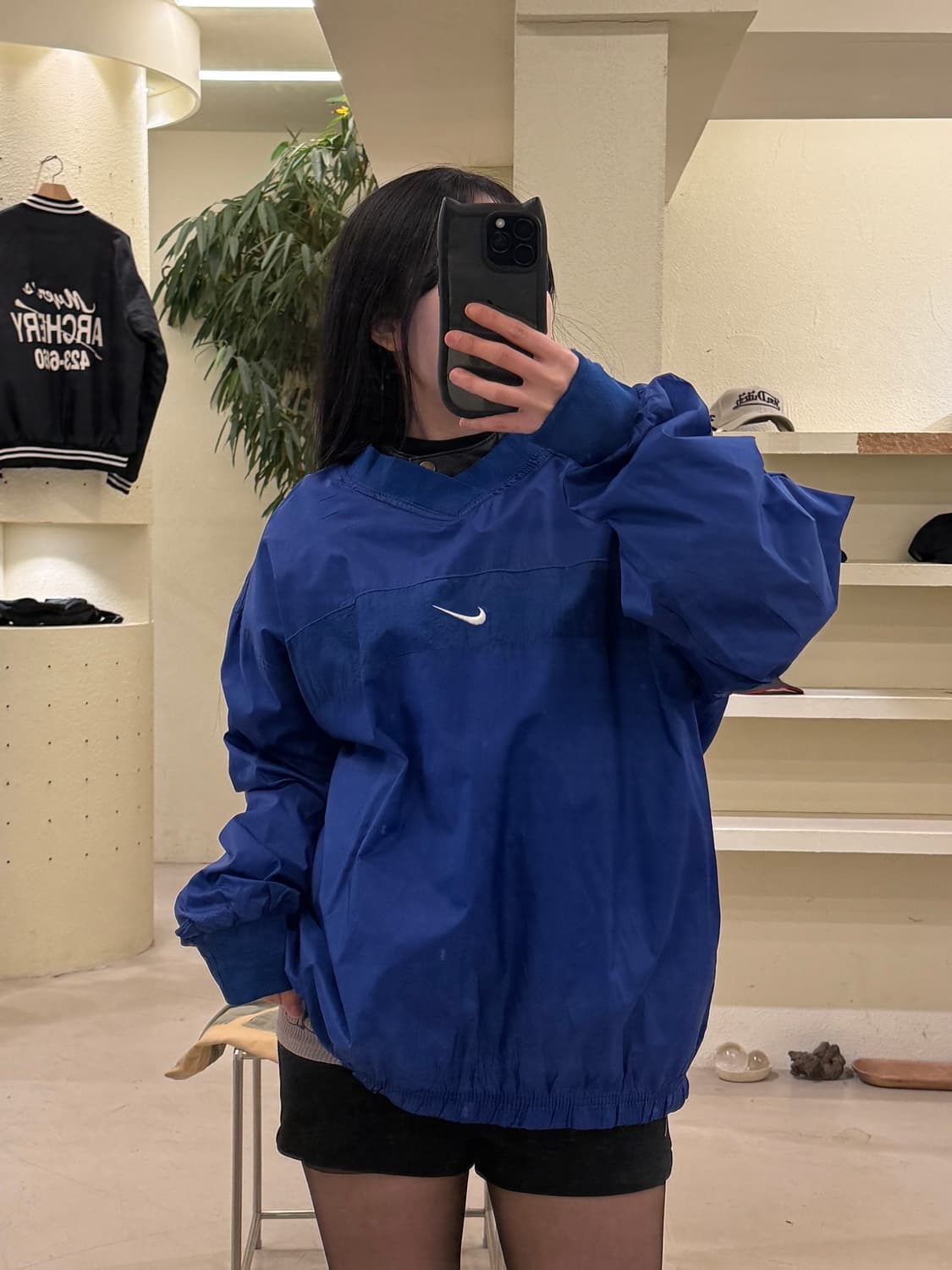 나이키 올드스쿨 센터스우시 블루 웜업 U160 상품이미지1