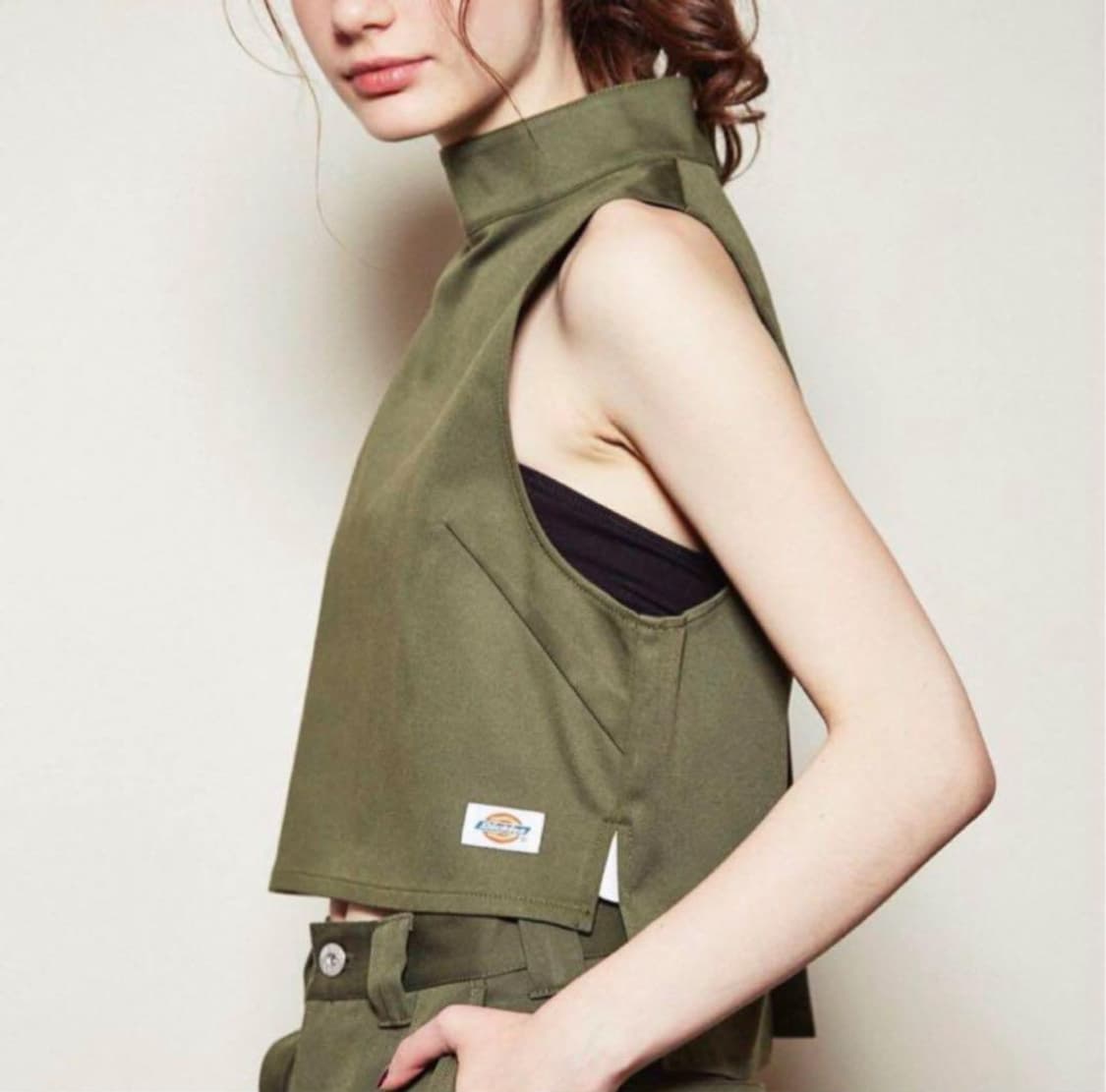 일본 Dickies JUEMI  모크넥 베스트 S 상품이미지8
