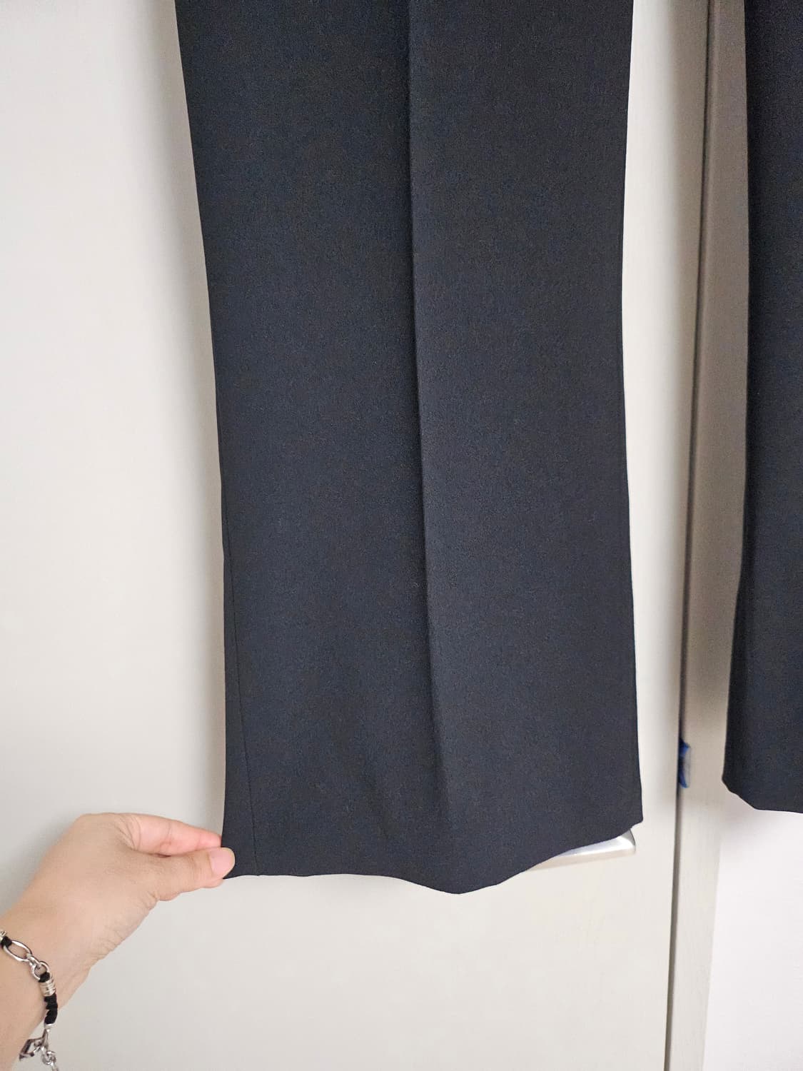 자라 ZARA 블랙 부츠컷 슬랙스 XS 상품이미지3