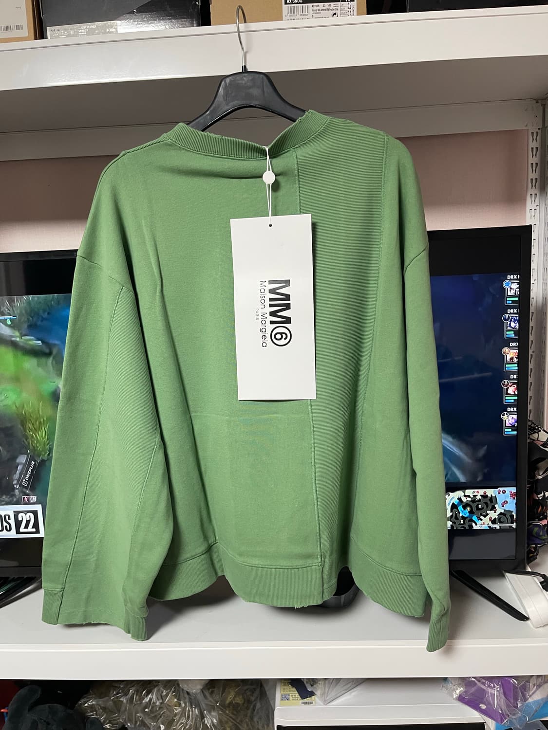 MM6 GELA SIX 맨투맨 그린 상품이미지2