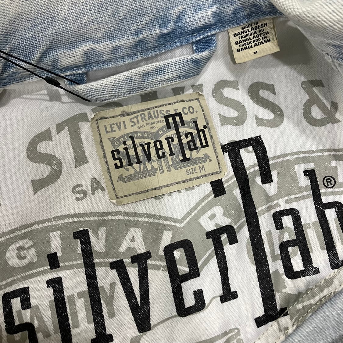 167 리바이스 실버탭 데님 청자켓 상품이미지4