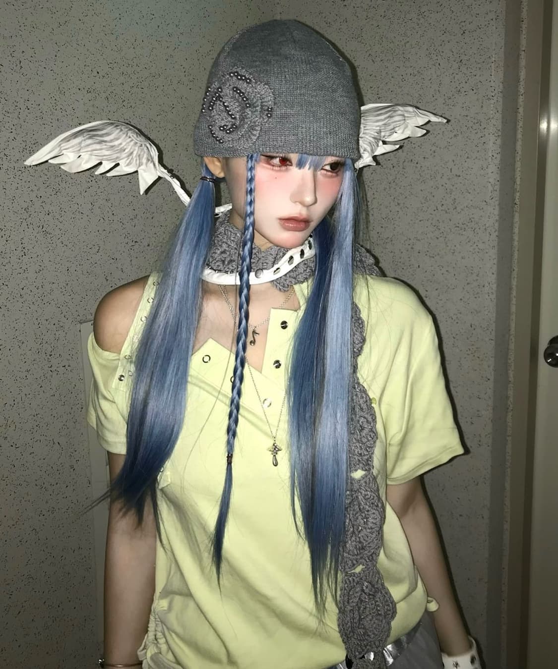 PEARL CORSAGE BEANIE 셋업이엑스이 비니 상품이미지3