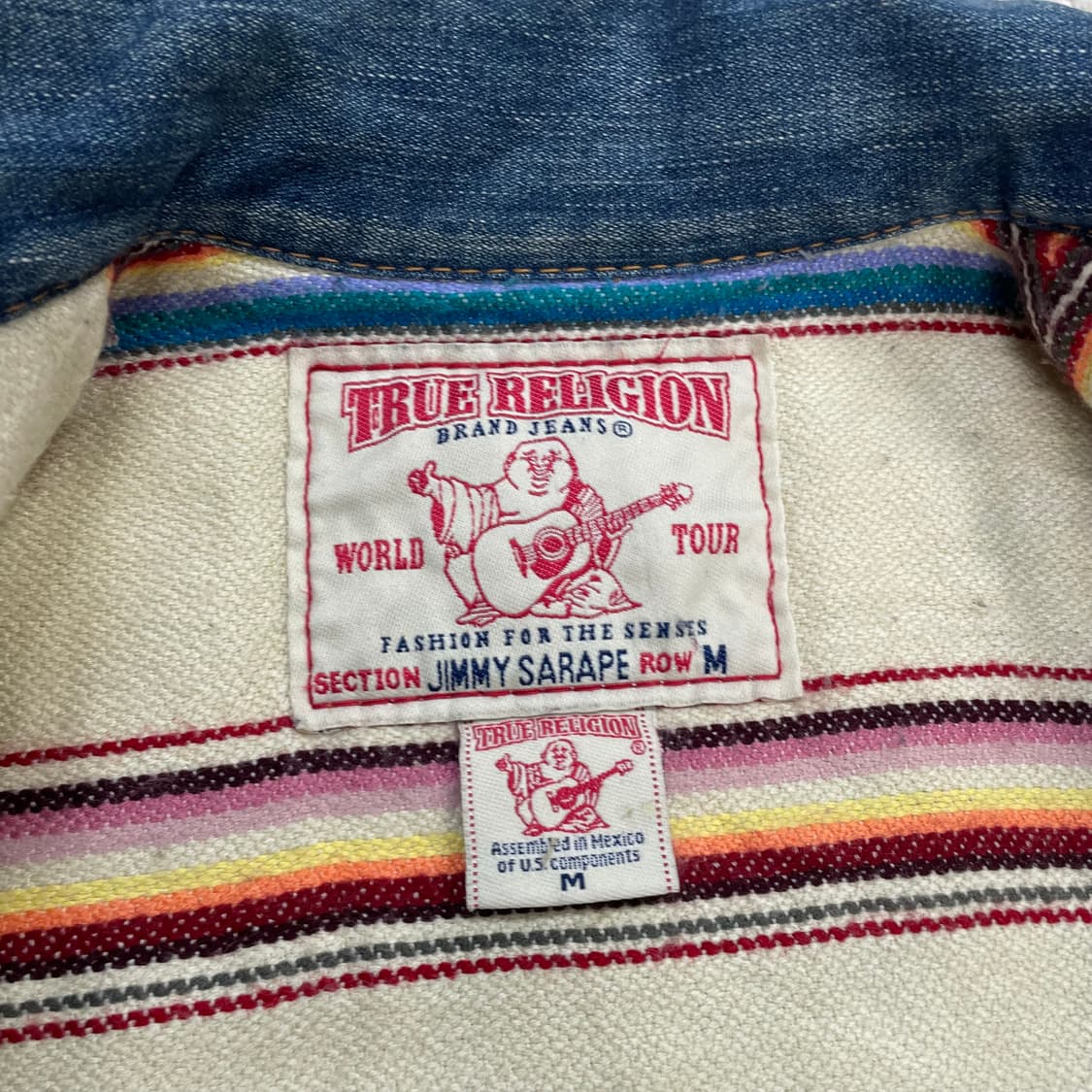 트루릴리전 포켓 자수 데님 자켓 상품이미지4