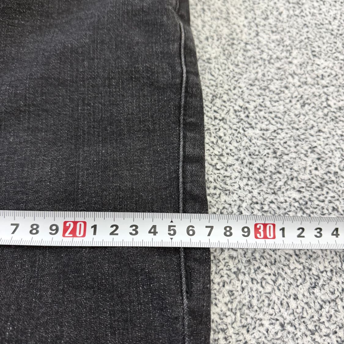 30 트루릴리전 여성 흑청데님 팬츠 0126H2 상품이미지8