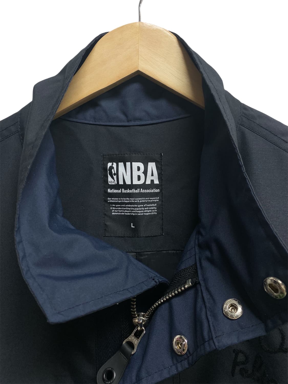 NBA 오버핏 롱 야상 코트 L 상품이미지4