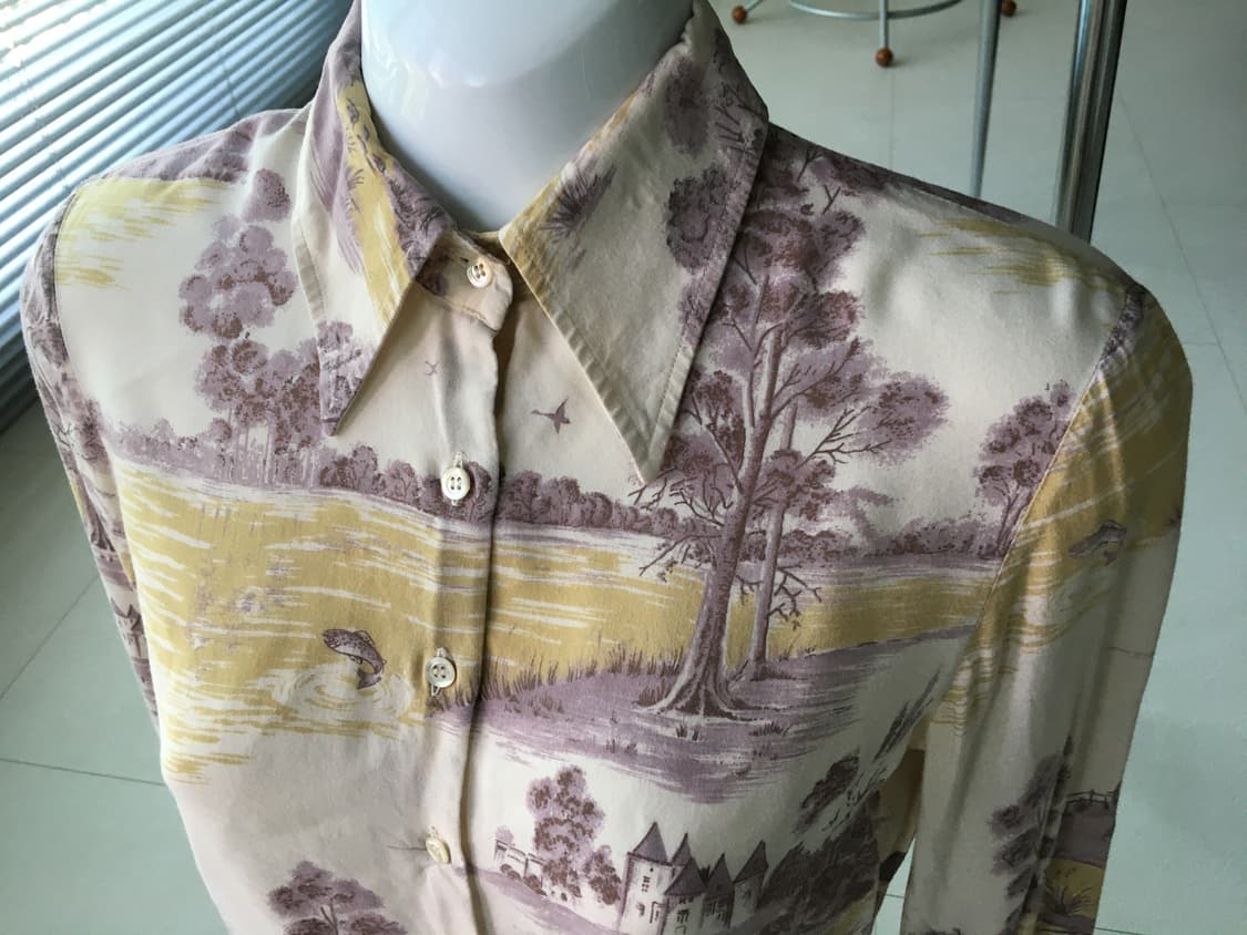 vintage print shirt 상품이미지6