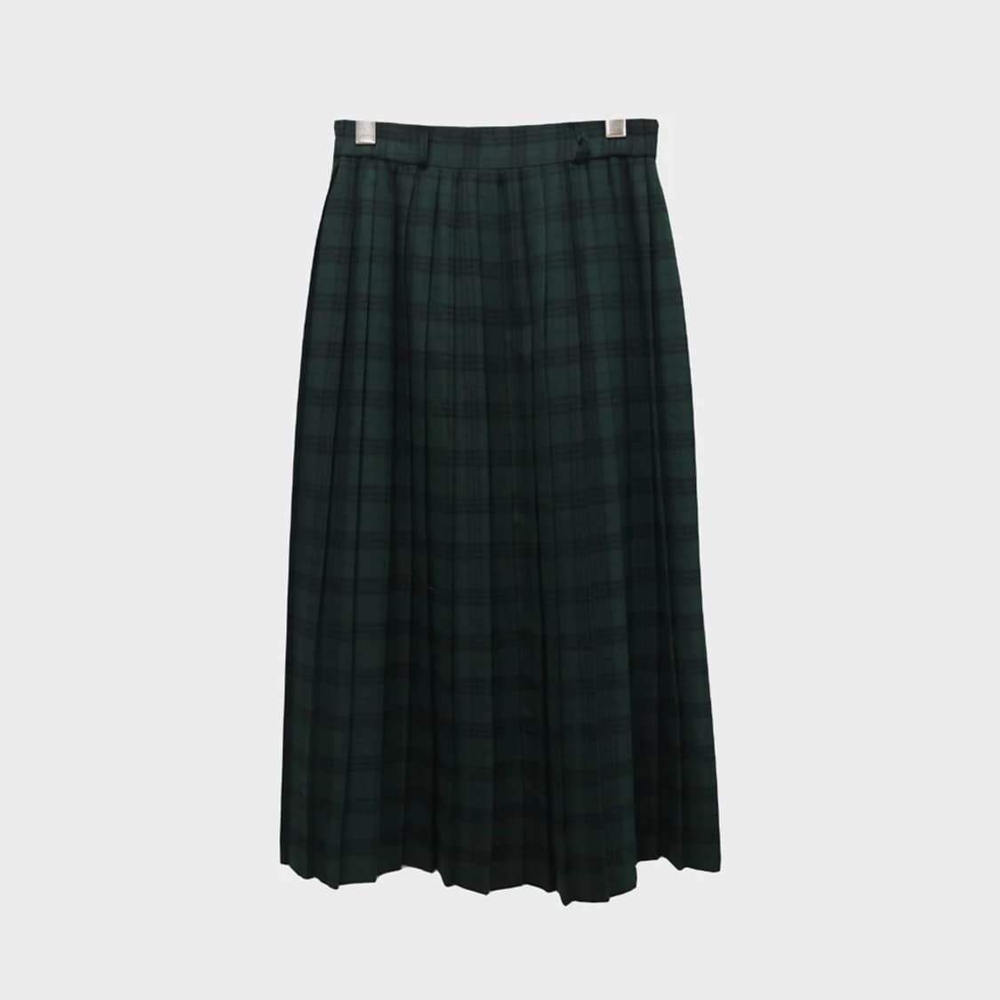 체크 플리츠 롱스커트 60565 상품이미지2