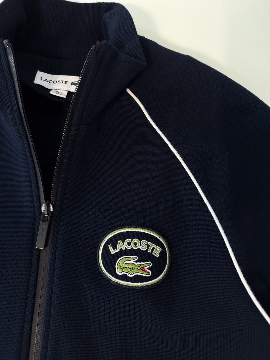 라코스테 루즈핏 네이비 트랙 집업 자켓  상품이미지3