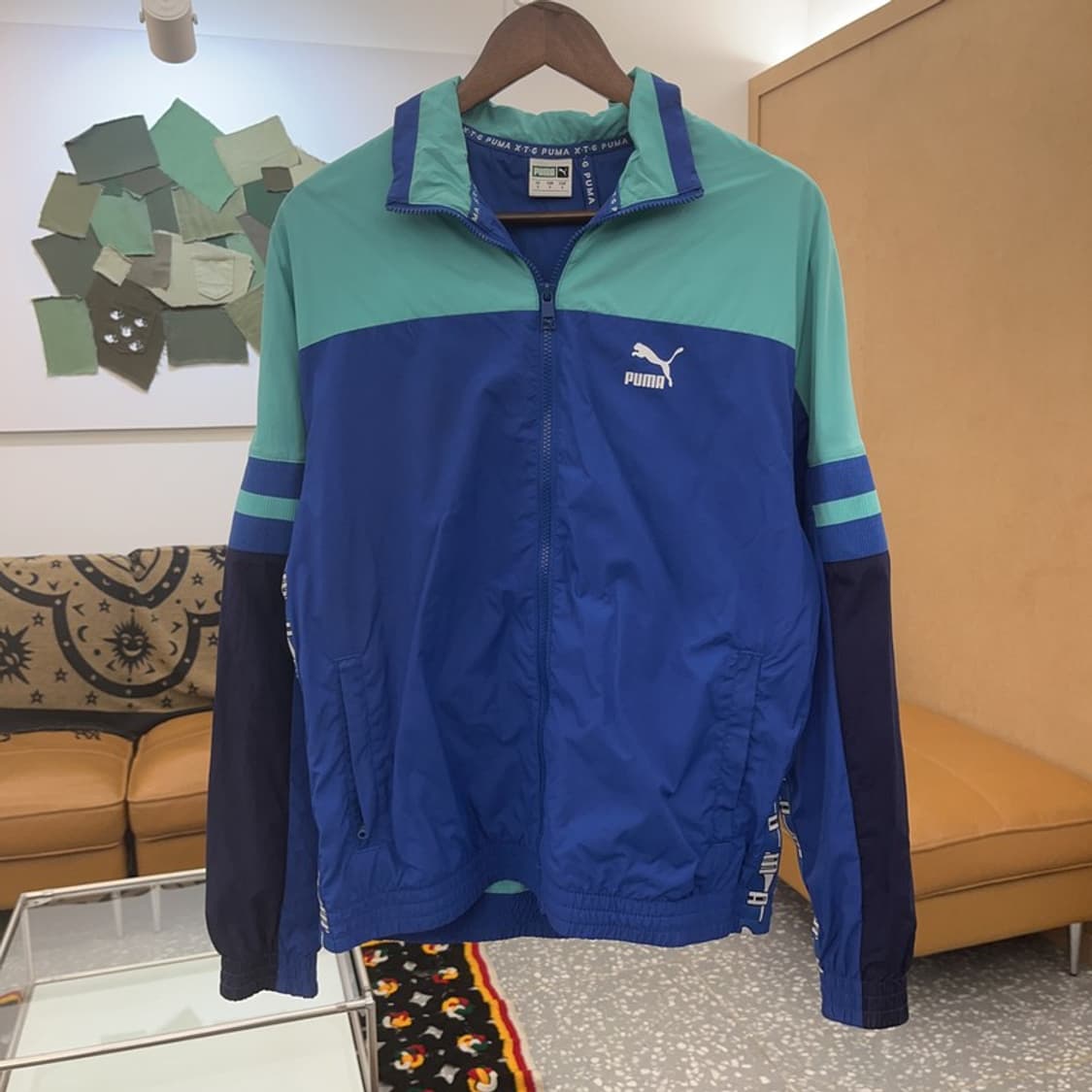 푸마 올드스쿨 레트로 윈드브레이커 배색 바람막이 S C08020 상품이미지3