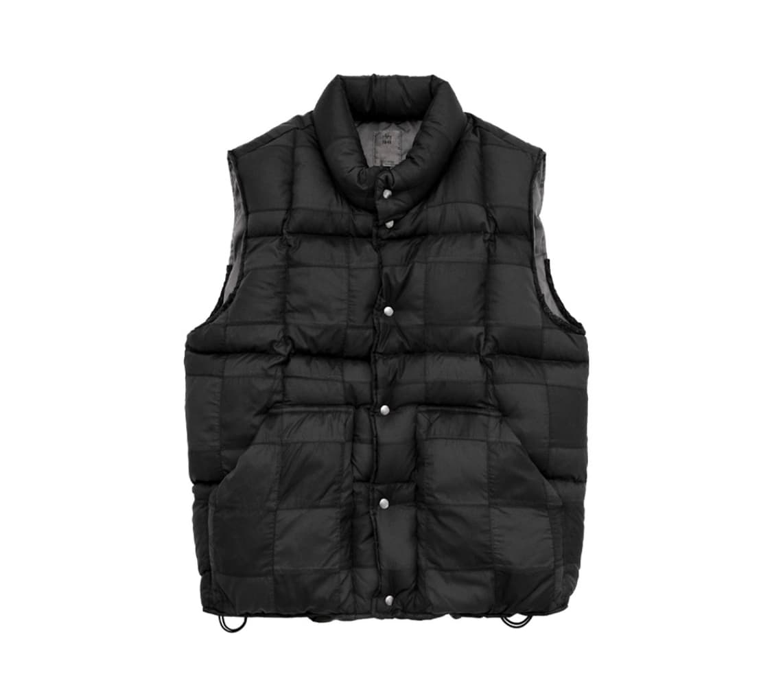[3] 폴리테루 패치드 다운 푸퍼 베스트 블랙 상품이미지1