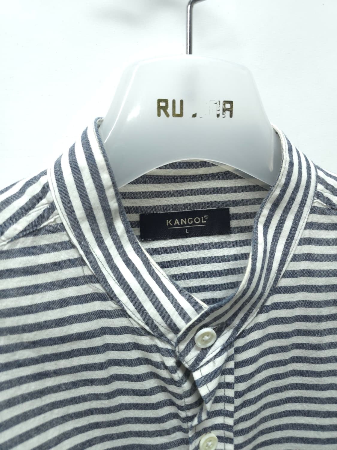 캉골 스트라이프 헨리넥 셔츠 ( 95~100 ) 상품이미지4