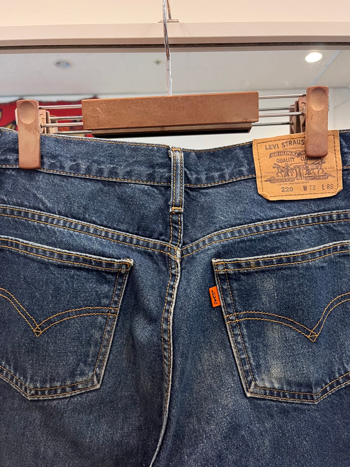 00s Levis 리바이스 220 오렌지탭 데님 팬츠 (30inch) 상품이미지5