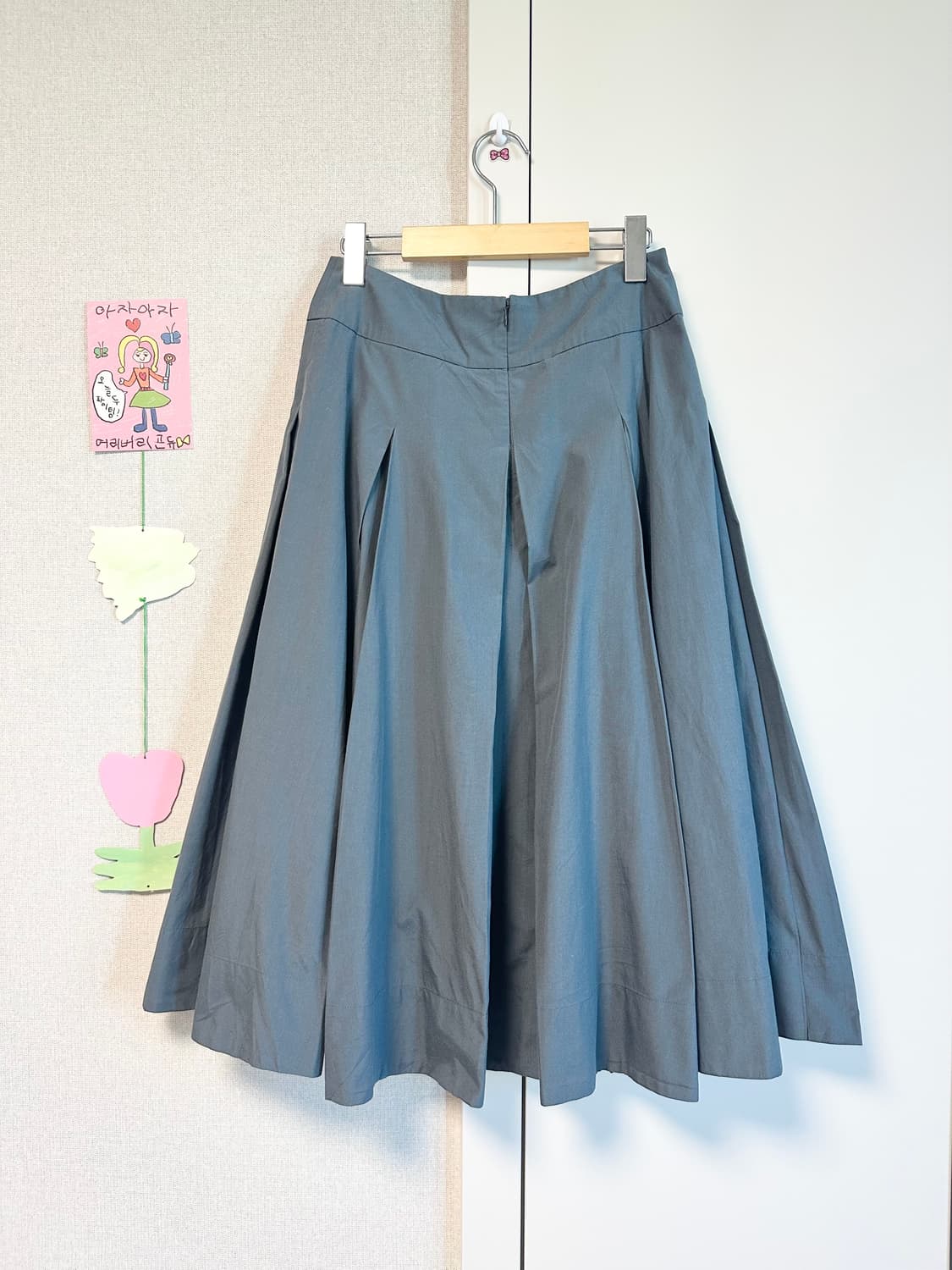 jpn 마가렛호웰 MHL 플리츠 미디 롱 스커트 상품이미지2