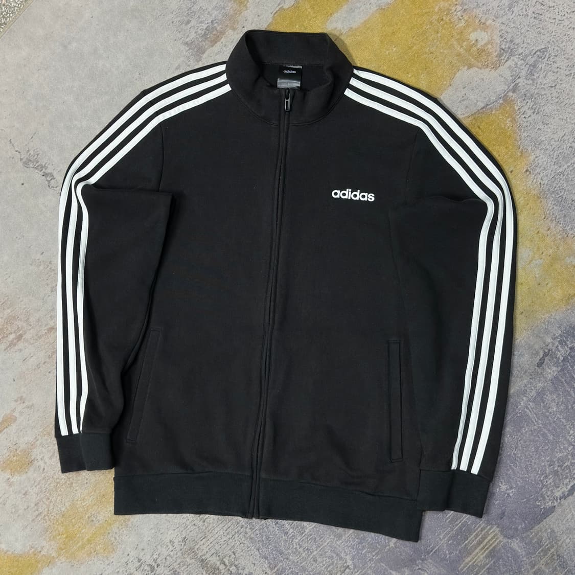 아디다스 면 트랙탑 블랙 L 상품이미지1