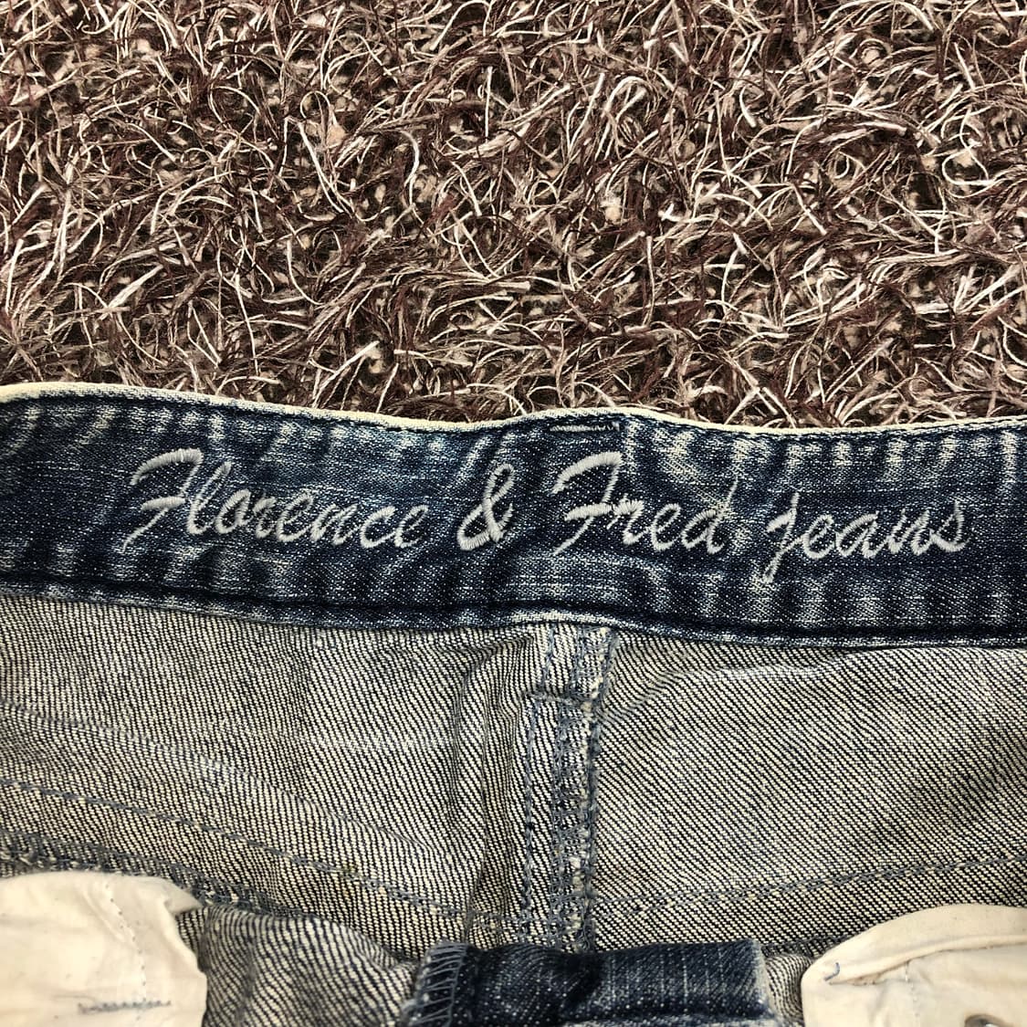 florence & fred 블루 워싱 데님 팬츠 상품이미지4