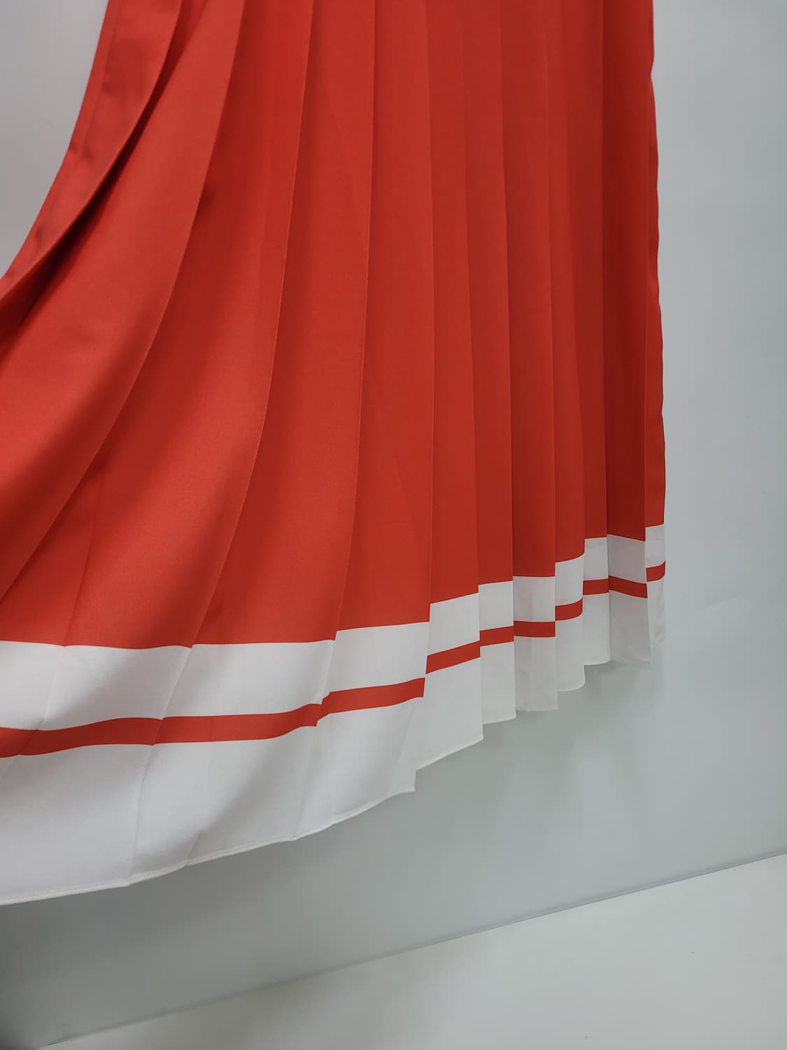 BEANPOLE 21SS 빈폴 플리츠 스커트 / 여 27 레드오렌지
 상품이미지3