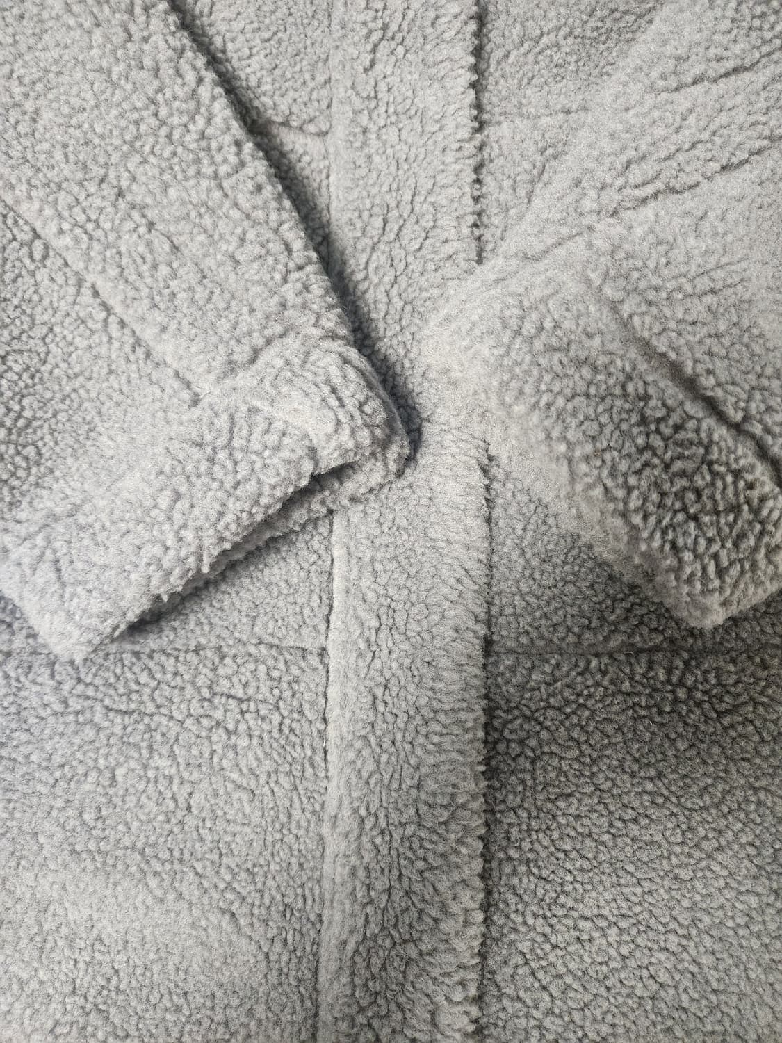 새상품급) 디스커버리 여성 코트형 롱플리스 자켓 사이즈95 m 다크블루 상품이미지7