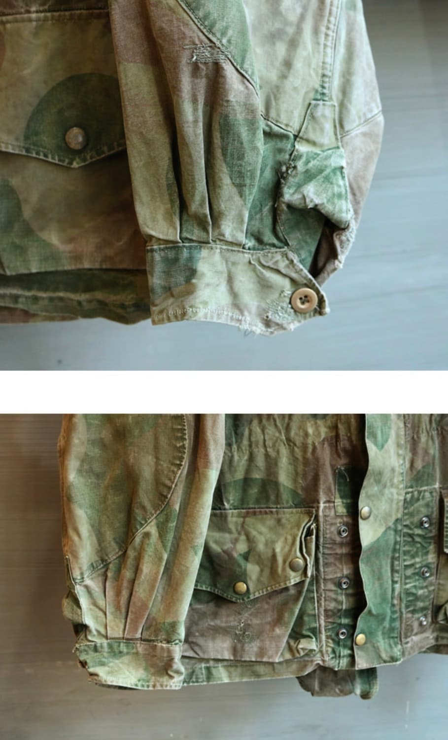 50s Belgian Army Camo Paratrooper Jarket 상품이미지4