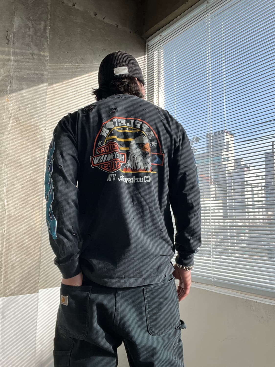 HARLEY DAVIDSON FLAME LONG SLEEVE T-SHIR 상품이미지9