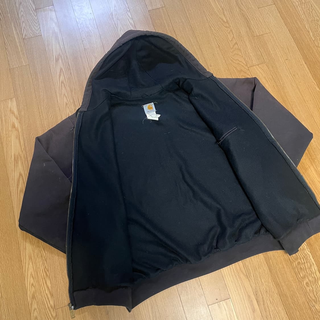 [XL] 칸예 00s 빈티지 칼하트 J149 후드집업 BLK 상품이미지5