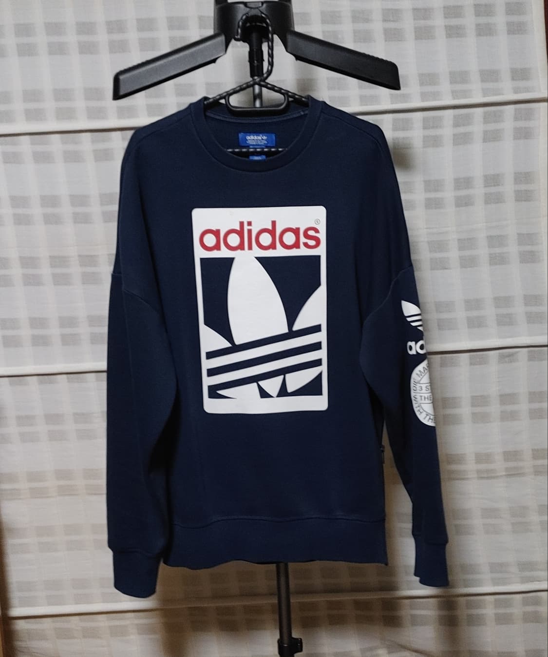 (ADIDAS) 아디다스 네이비 지퍼 맨투맨 M (95~100) 상품이미지1