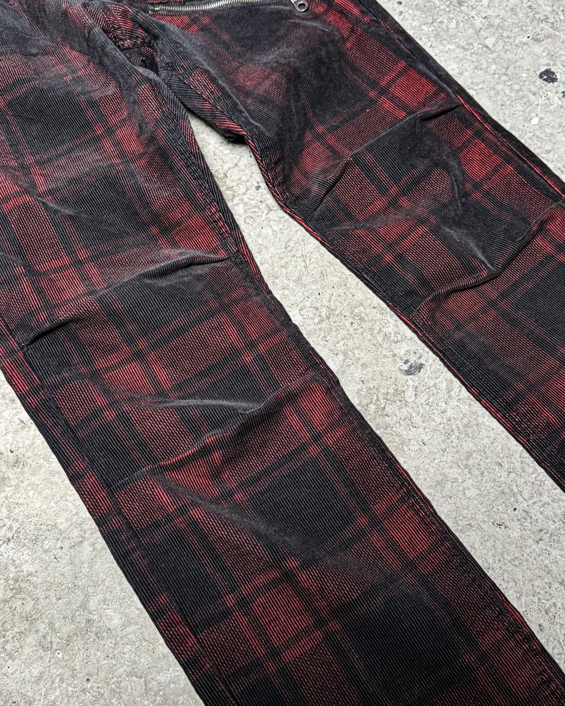 Red Tartan Zip Detail Pants 상품이미지8