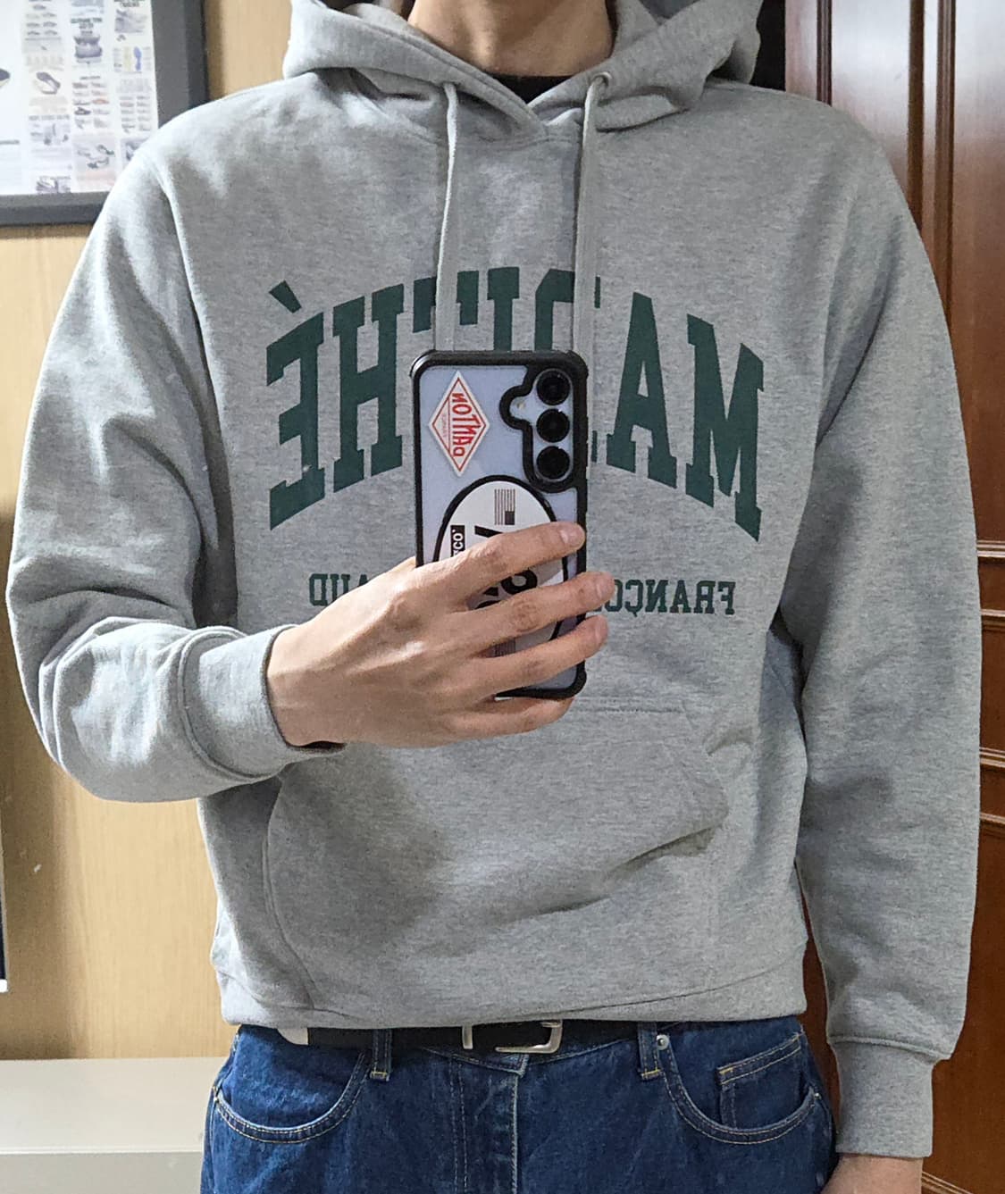 (착샷) 마리떼프랑소와저버 후드 티셔츠  상품이미지10