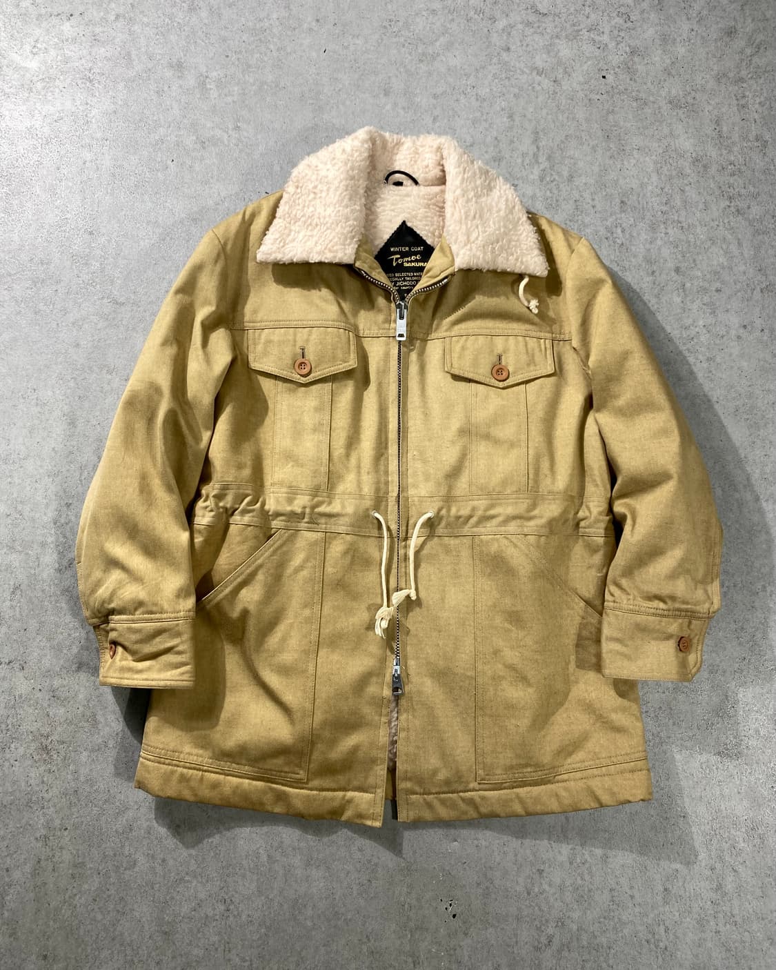 [M] Tomoe Sakura 토모에 사쿠라 재팬 메이드 시어링 윈터코트 상품이미지3