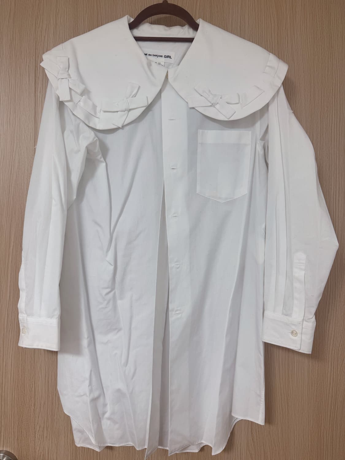 꼼데가르송 걸 피터팬 블라우스 셔츠 롱 S 상품이미지4