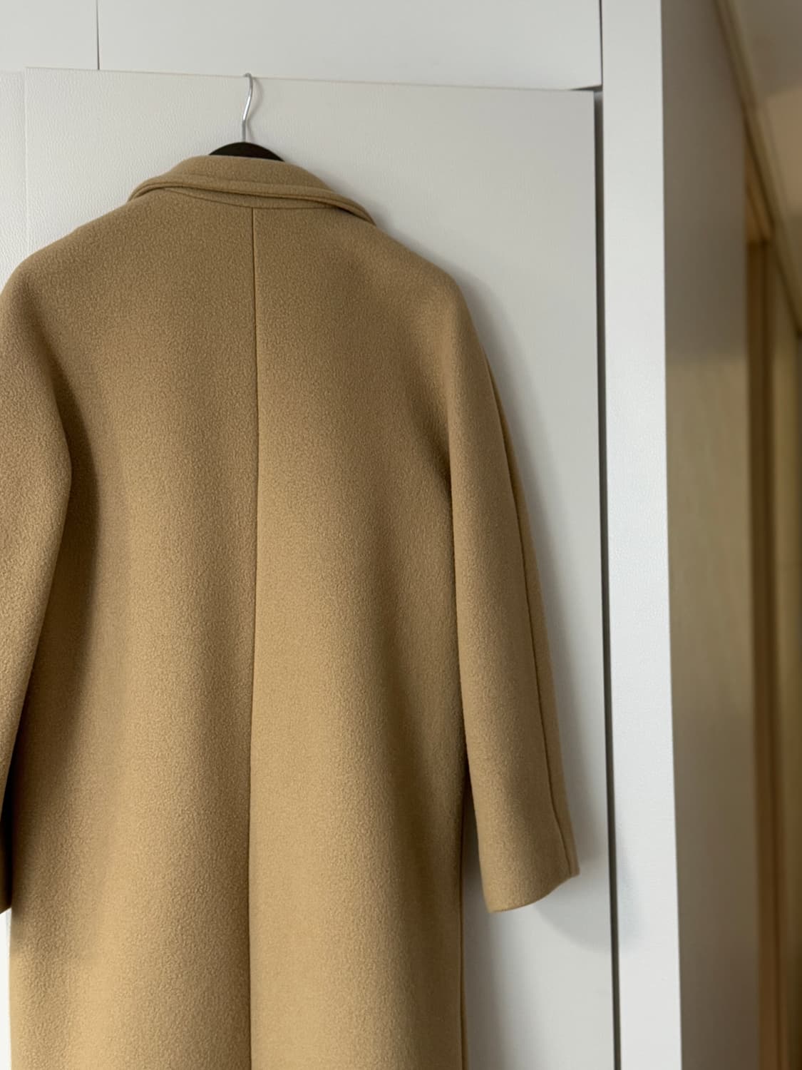 🖤 라움(Raum) 프랑스 브랜드 Roseanna 카멜 버진울 롱코트 상품이미지9