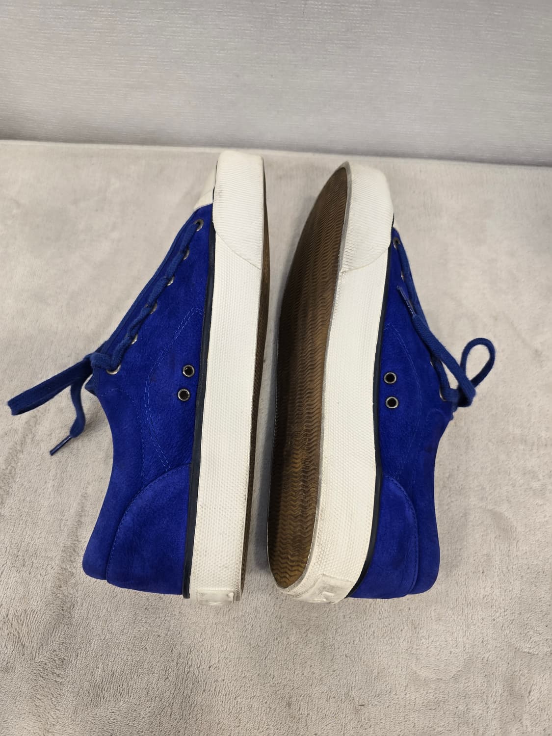 랑방 LANVIN 스웨이드 블루 스니커즈 255~260 상품이미지6