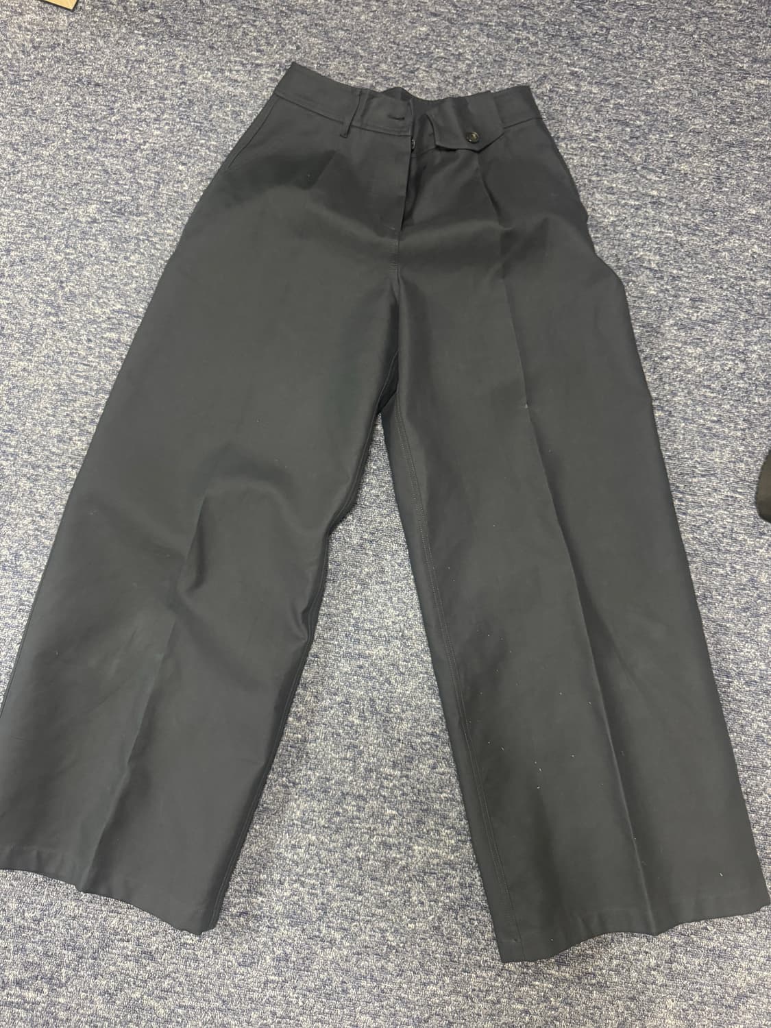 [38]노이어포우먼 와이드 치노팬츠 네이비 상품이미지2