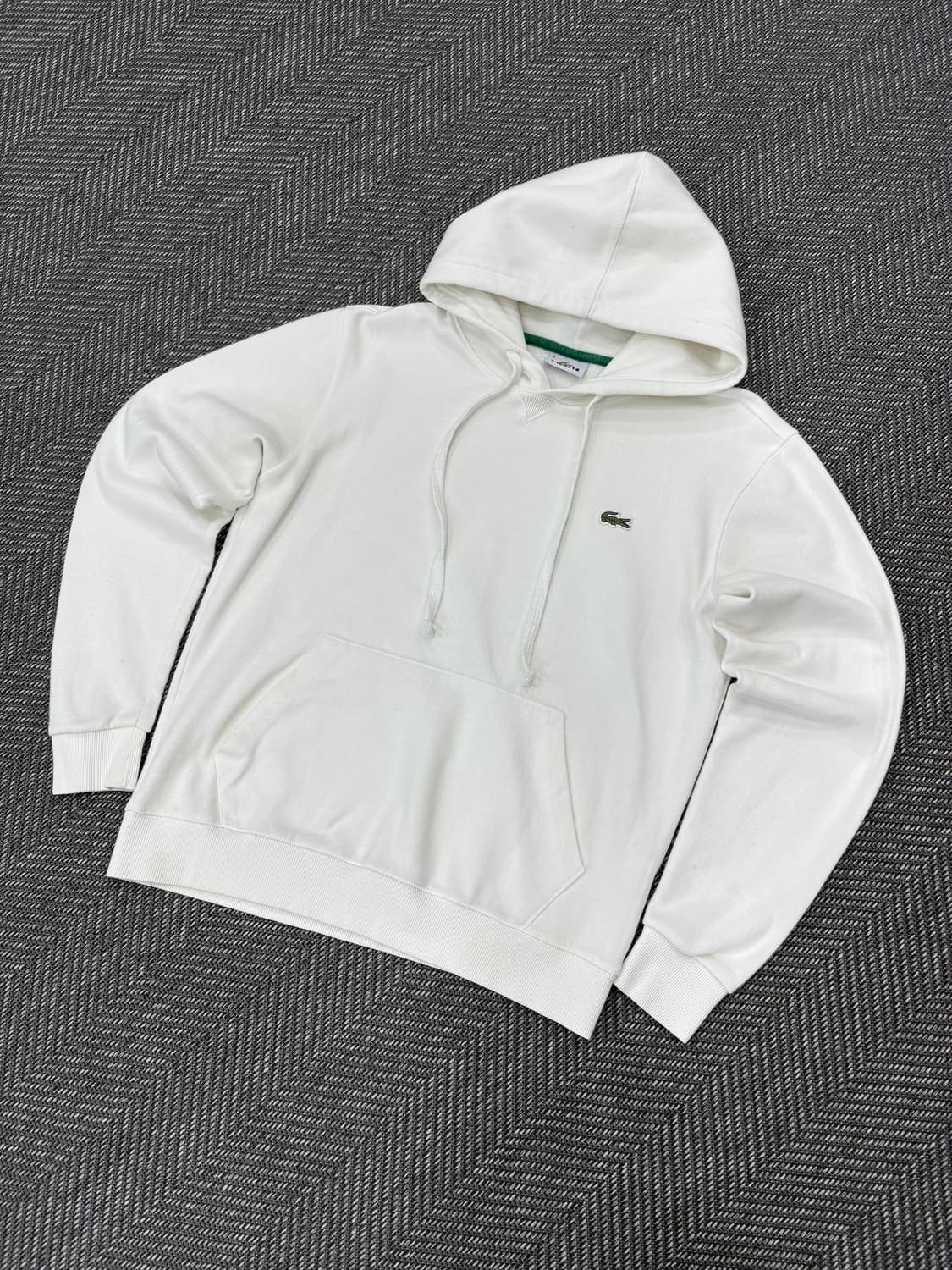 라코스테 후드티 화이트 상품이미지1