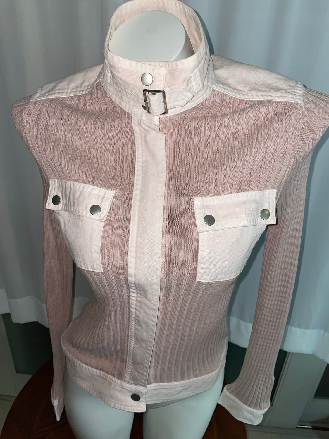 핑크 니트집업 상품이미지7