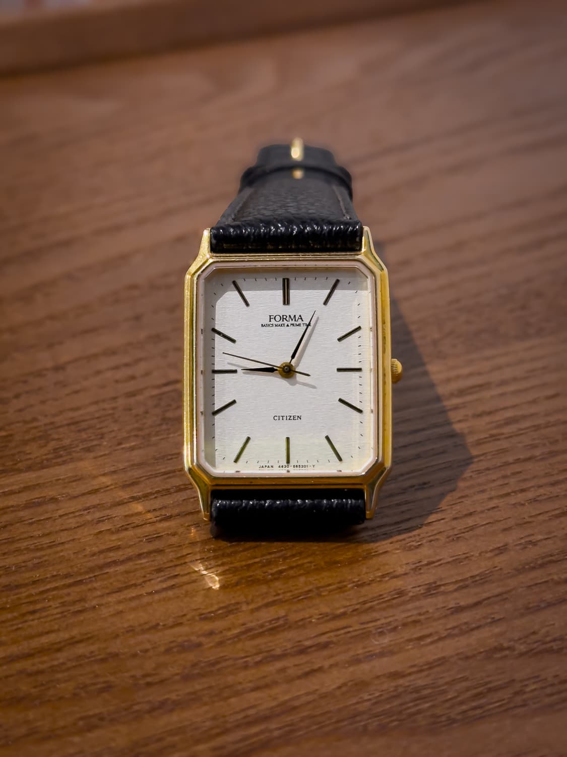빈티지 시티즌 포르마(FORMA) 빈티지 골드 스퀘어 탱크 빈티지 시계 상품이미지2
