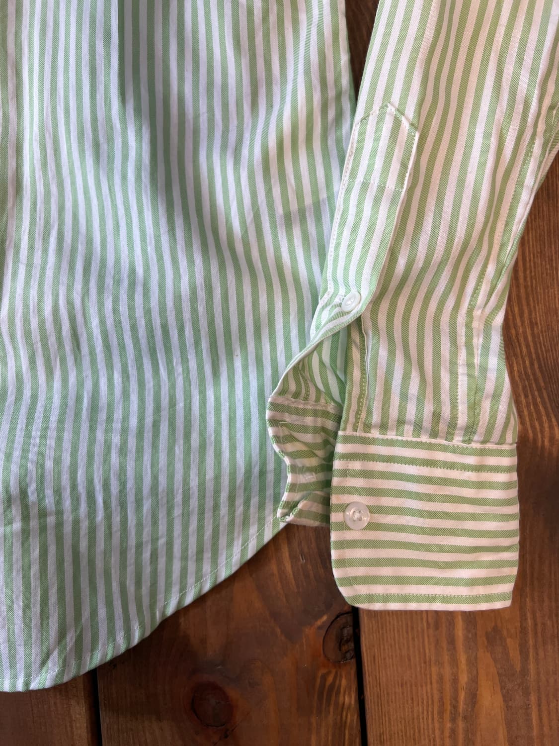 폴로 라이트그린 스트라이프 셔츠 상품이미지10