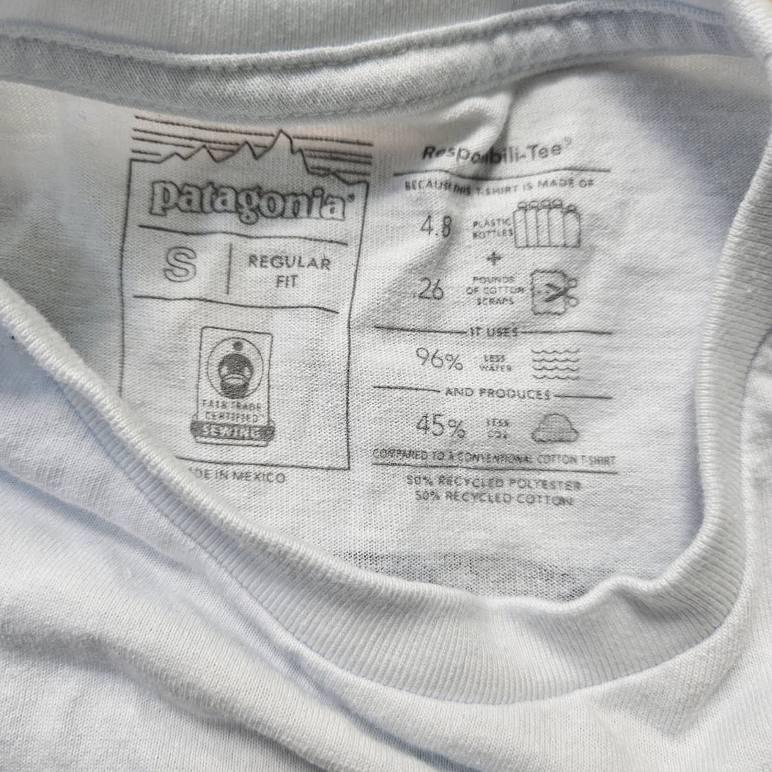 S 파타고니아 스몰로고 반팔 티셔츠 0305Y 상품이미지3