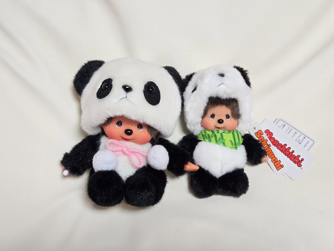 몬치치 판다 팬더 인형 + 키링 세트 상품이미지1