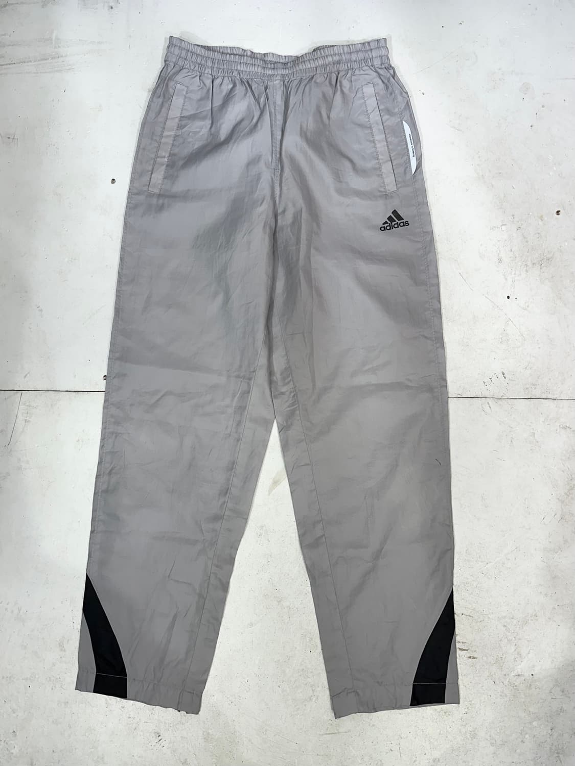 00s 아디다스 와이드 그레이 트랙 팬츠 추리닝 바지  상품이미지4