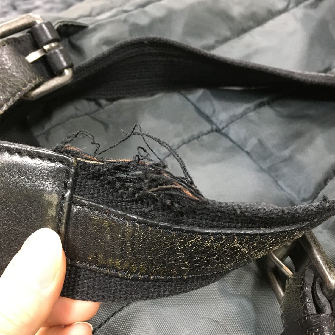 투티/0345 DOLCE & GABBANA 멀티 백팩 가죽 나일론 상품이미지10