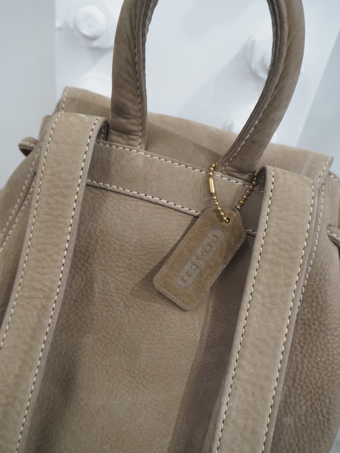 old COACH cow leather backpack 상품이미지6