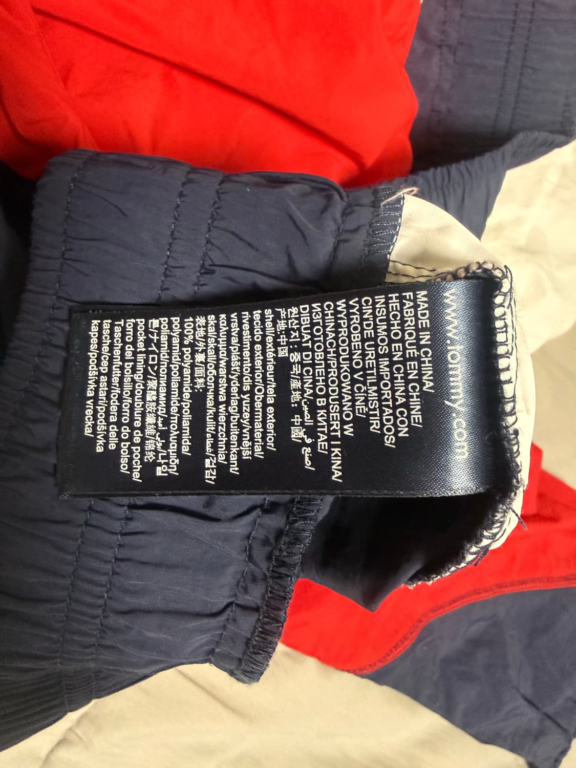 TOMMY JEANS 토미진스 배색 아노락 윈드브레이커 M 상품이미지5
