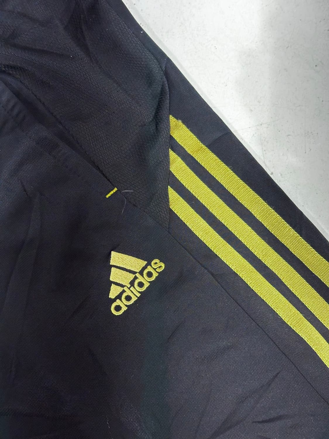아디다스 블랙 골드 삼선 와이드 팬츠 L 상품이미지6
