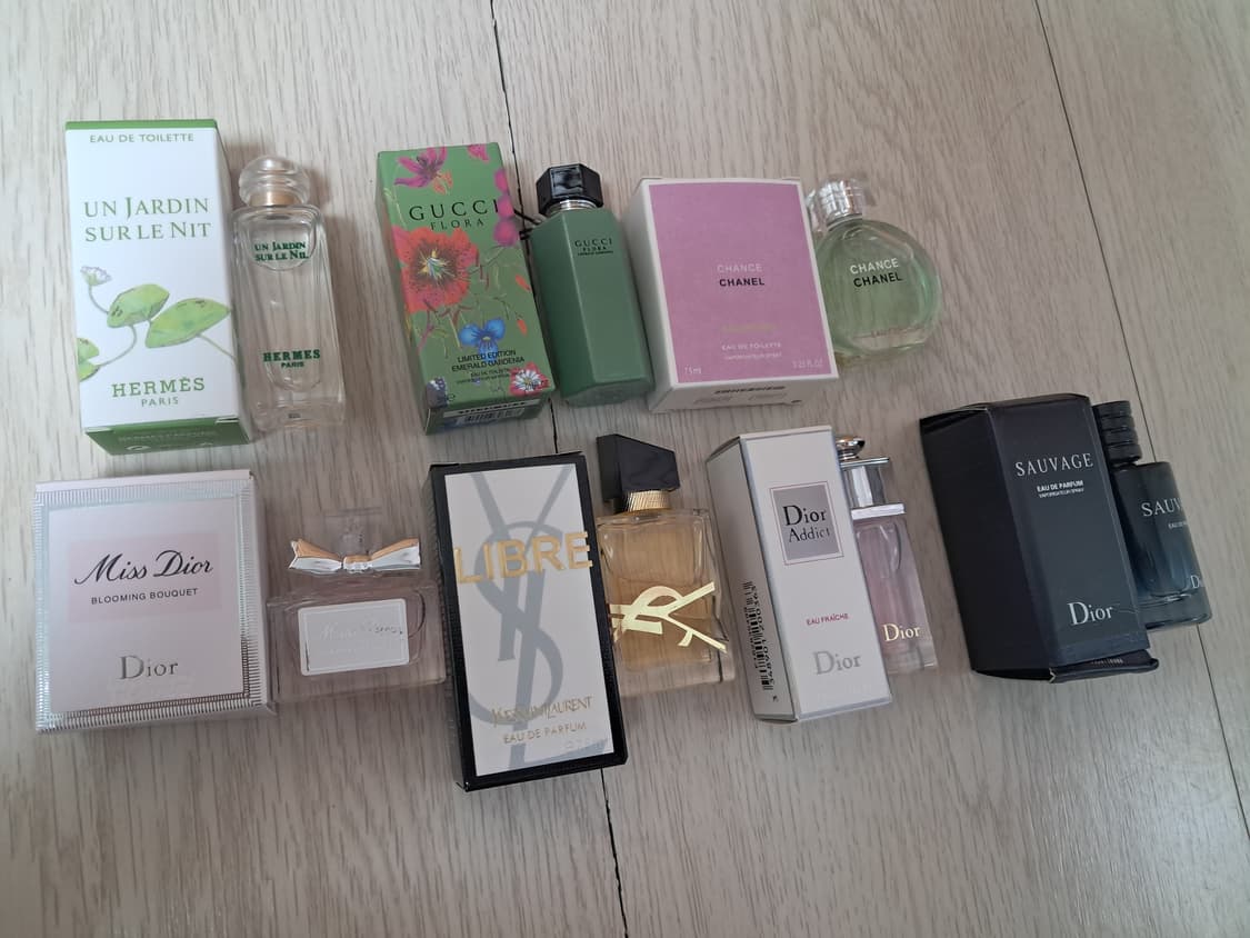 미니어처 향수 세트(샤넬/구찌/디올/입생로랑/에르메스) 상품이미지1