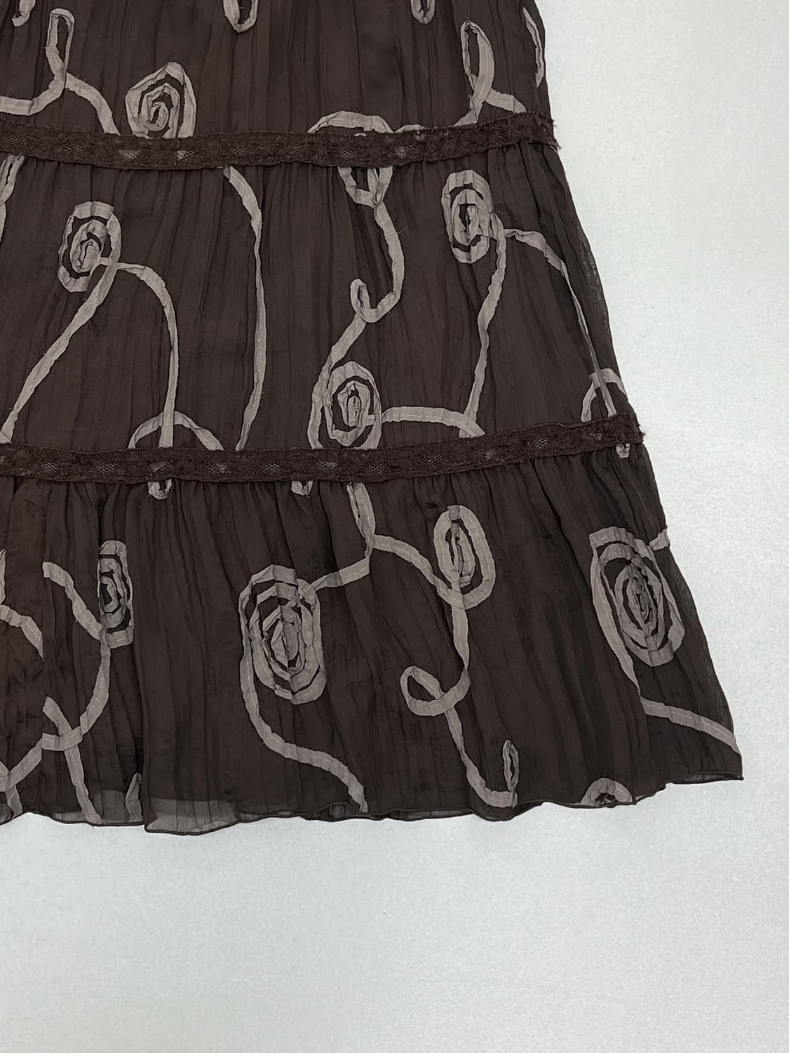 TOPTOPOLO 플리츠 롱 스커트 상품이미지3