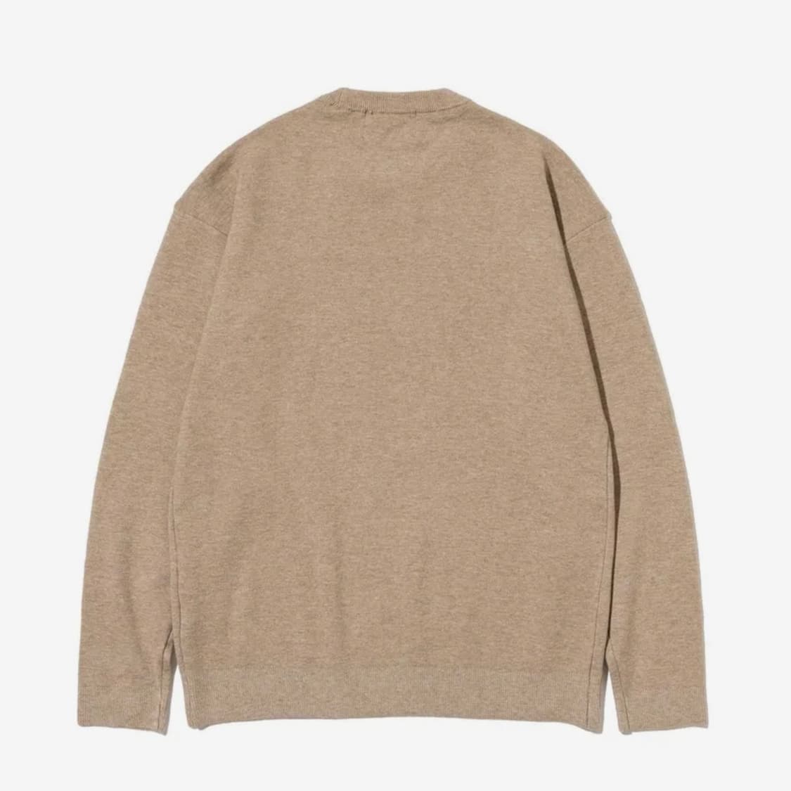 니티드/ 비스코스 워셔블 라운드 니트 베이지/ XL 상품이미지4