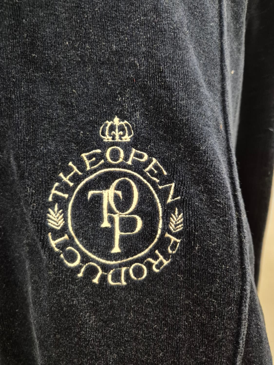 Theopenproduct 벨벳 트랙 자켓 네이비 1 상품이미지4